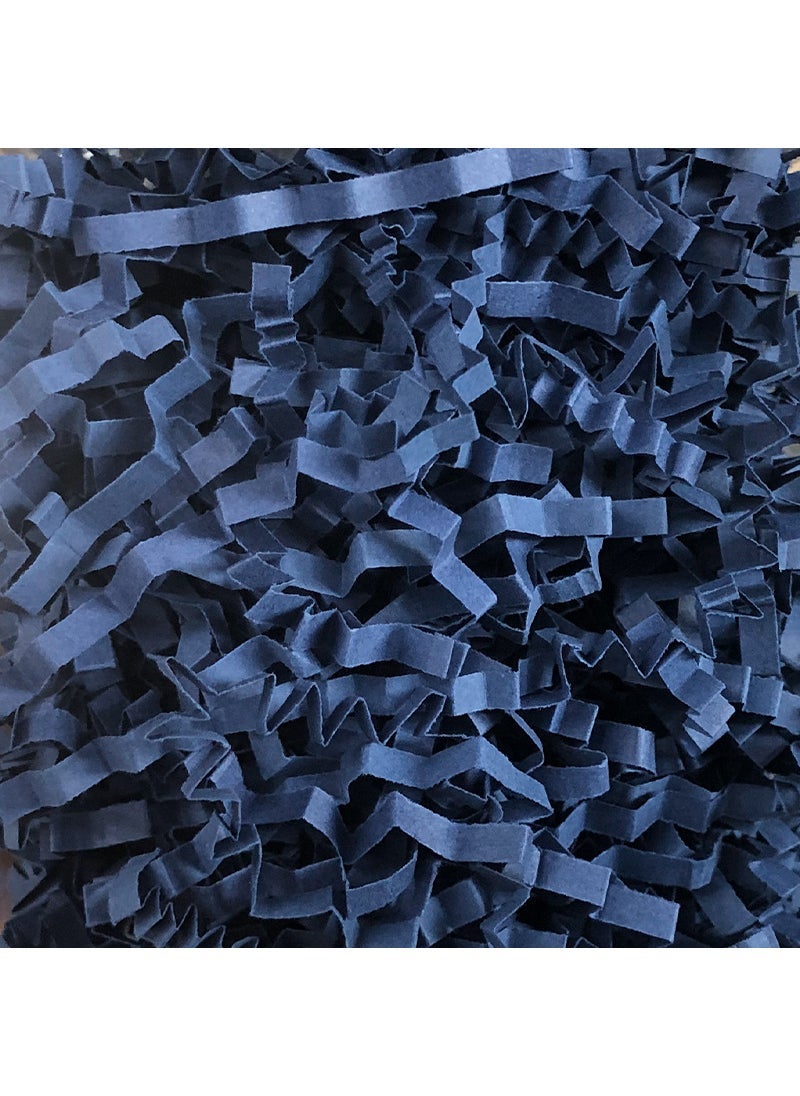 1 x 5 pcs 100g Crinkle Paper Shred Gift Box Filler Z25 sapphire blue 
