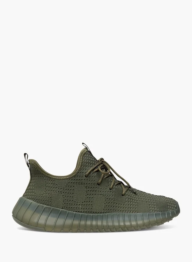Oaklan by Shoexpress Men Textured Shoes with Lace-Up Closure