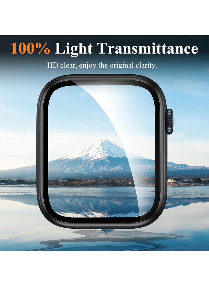 Youque 2PCS Screen Protectors for Apple Watch SE3/SE2 44mm,3D HD Clear Curved Protective Film, Not Glass - Image 4