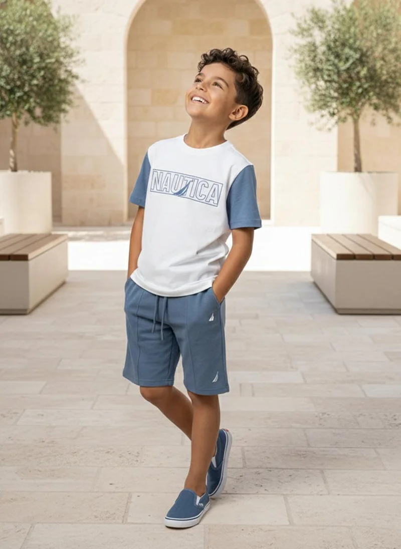 NAUTICA  Boys Crew Neck T-shirt for Kids | Best Price UAE