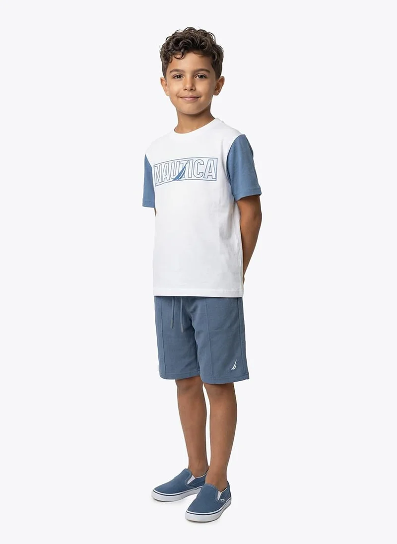 NAUTICA  Boys Crew Neck T-shirt for Kids | Best Price UAE
