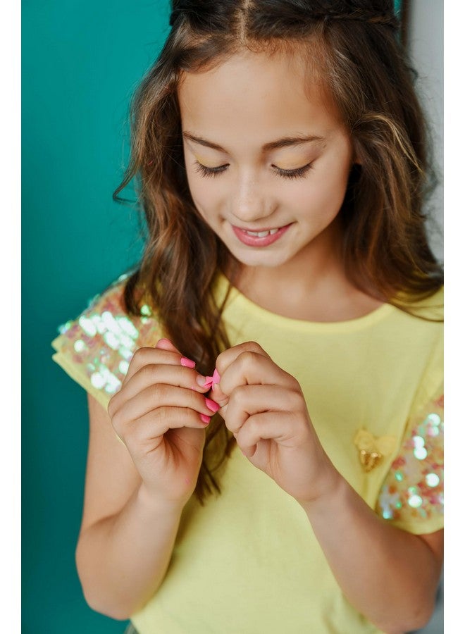 Miss NELLA Pink A Boo Safe Special Bold Pink Nail Polish For Kids Nontoxic & Odor Free Formula For Children And Toddlers Natural Water Based For Easy Peel Off - Image 2