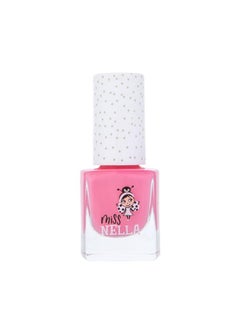 Miss NELLA Pink A Boo Safe Special Bold Pink Nail Polish For Kids Nontoxic & Odor Free Formula For Children And Toddlers Natural Water Based For Easy Peel Off  - Image 3