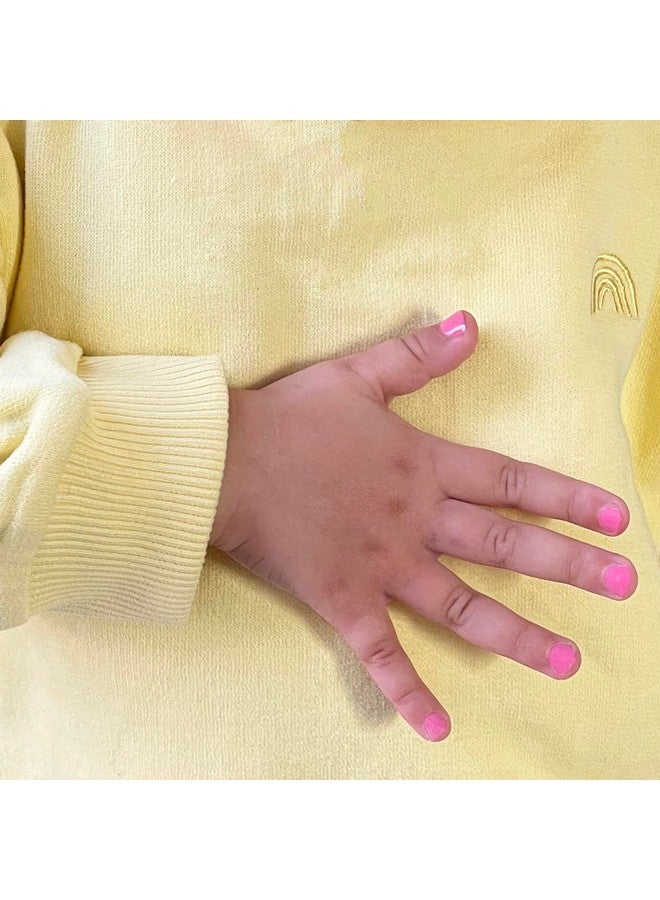 Miss NELLA Pink A Boo Safe Special Bold Pink Nail Polish For Kids Nontoxic & Odor Free Formula For Children And Toddlers Natural Water Based For Easy Peel Off - Image 4