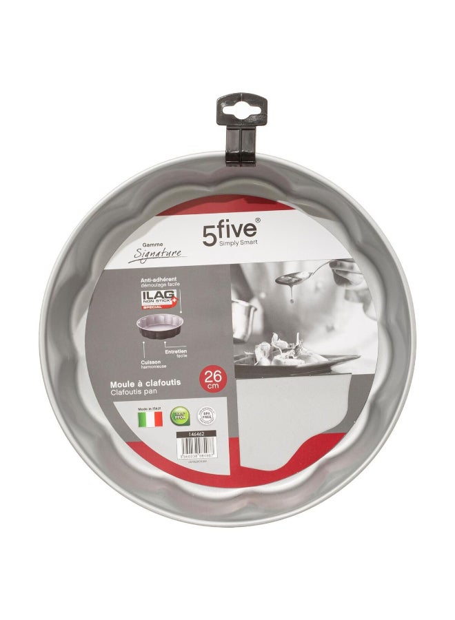 Five Simply Smart Signature Round Non-Stick Metal Clafoutis Dish Black 26cm 146462 - Image 2