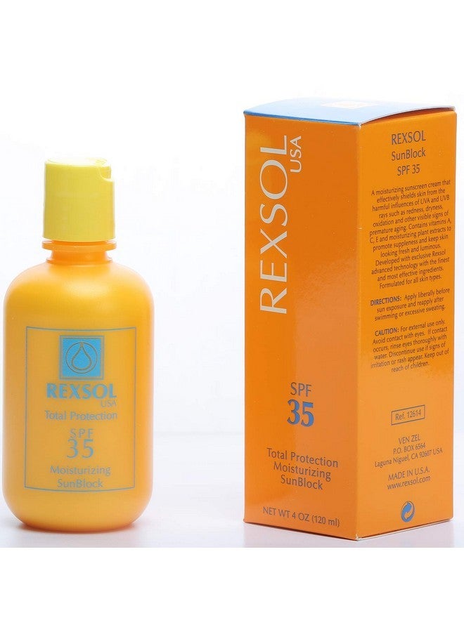REXSOL Total Protection SPF 35 Moisturizing SunBlock - Image 1