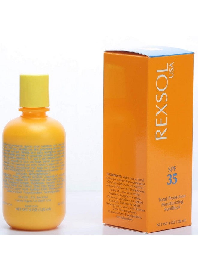 REXSOL Total Protection SPF 35 Moisturizing SunBlock - Image 2