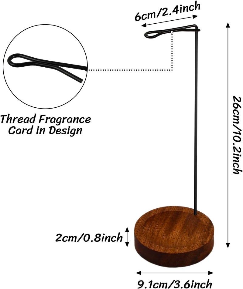 YILANJIN Incense Holder, Upside Down Hanging Incense Burner, Wooden Incense Holder, Handcrafted Incense Sticks Holder for Work Breaks Meditation Sessions or Bedtime Routines - Image 2
