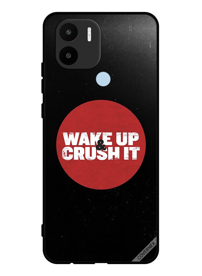Covernex Protective Case Cover For Xiaomi Redmi A1 Plus Wakeup & Crush It - Image 1