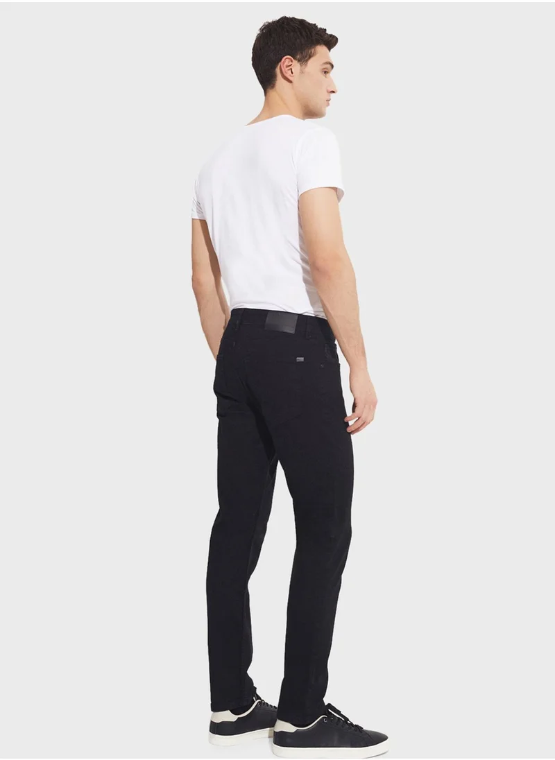 جون Essential Straight Fit Trousers