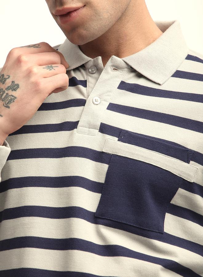 Dillinger Men Striped Regular Fit Polo - Image 5
