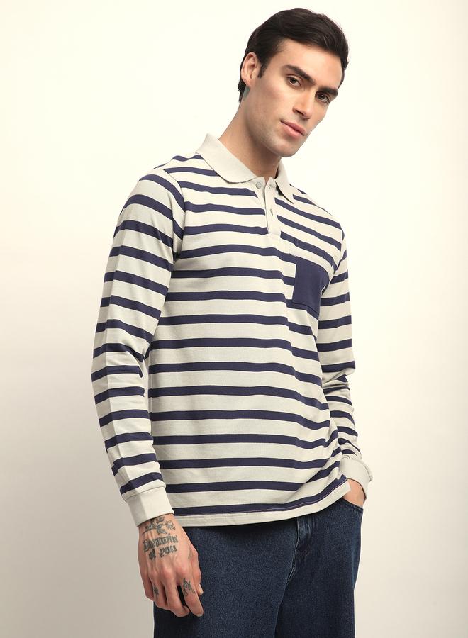 Dillinger Men Striped Regular Fit Polo - Image 1