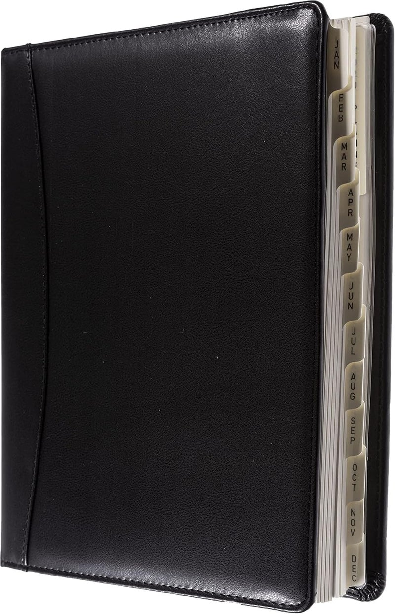 Collins - Elite - Manager 2026 12 Month Calendar Year Planner, Week-To-View with Appointments Diary - Black (1190V.99-26) - Image 1