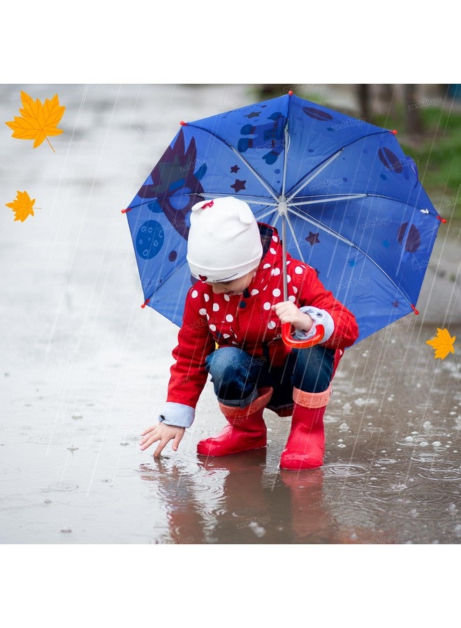 Zest 4 Toyz Umbrella for Kids Waterproof Easy To Carry Lightweight 3D Cartoon Manual Umbrella For Rain Kids Umbrella for Girls - Blue - Image 4