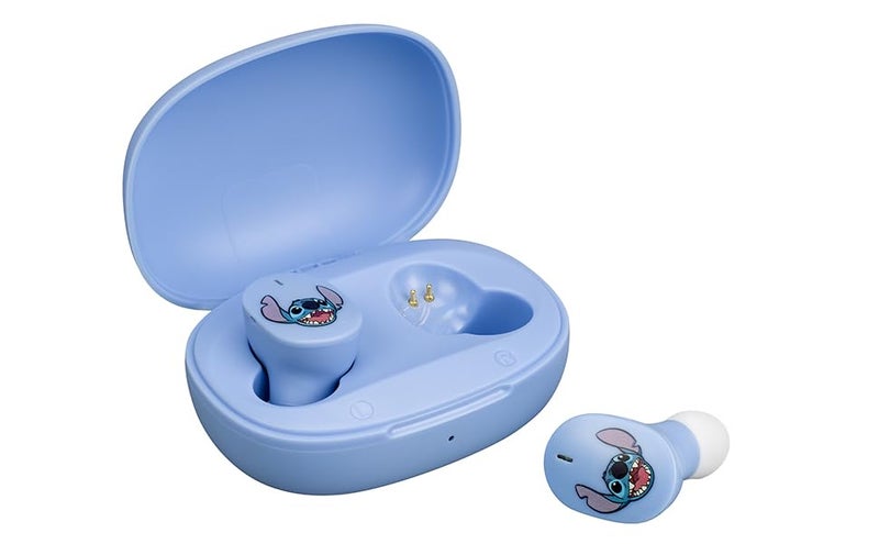 eKids Disney Stitch Wireless Earbuds with Microphone, Bluetooth Earbuds with Charging Case for Ear Buds, Designed for School, Home, or Travel - Image 5