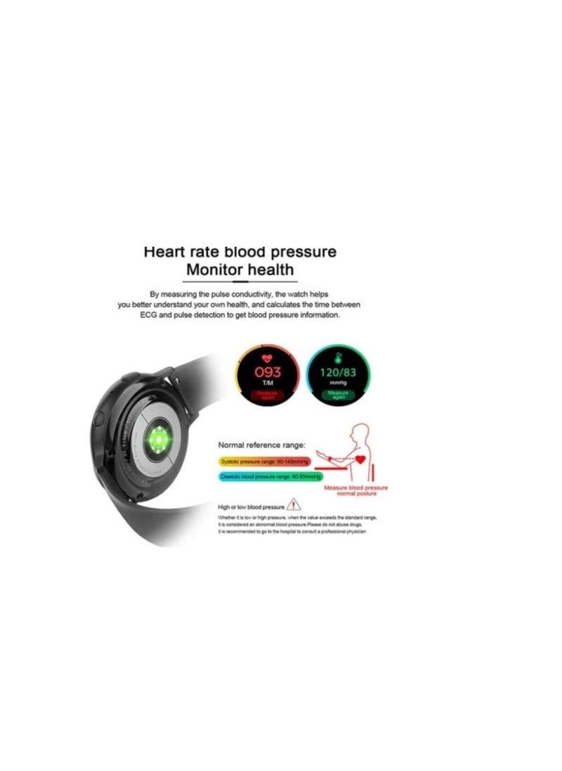 AROAQ - F8 Smart Watch Active Screen Protector Full Coverage Matte Hard Cover Defense Edge Waterproof Bluetooth Dial Heart Rate Monitoring - Image 1
