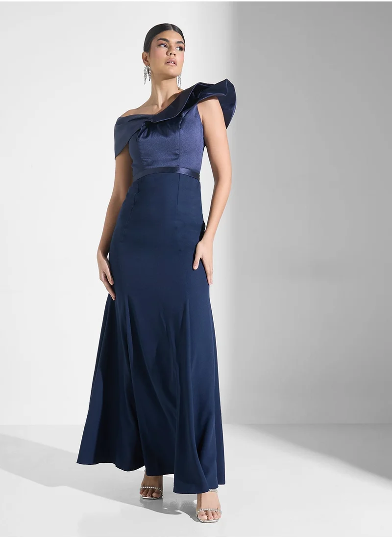 Iyra Off-Shoulder Evening Dress