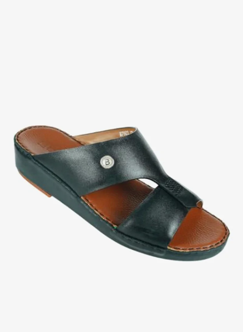 Barjeel Uno 008-3514 Barjeel Mens Arabic Sandals  R7903-13 Black