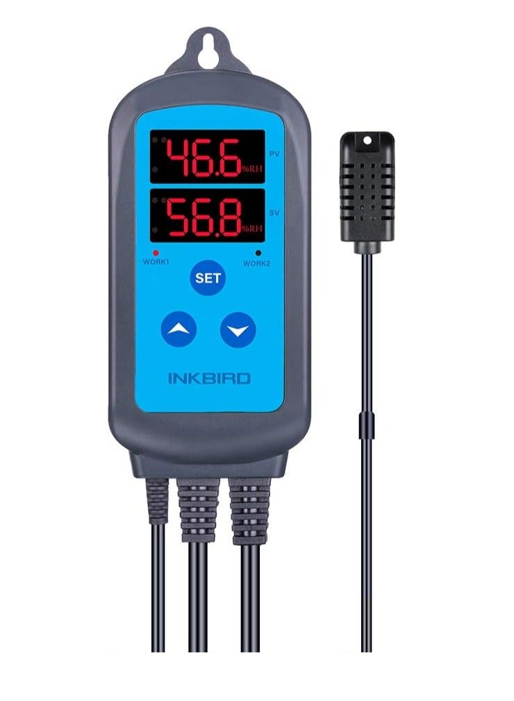 Inkbird IHC-200 Dual Relays Digital Humidity Controller RH Humidistat for Hygrostat Humidifier Dehumidifier - Image 1