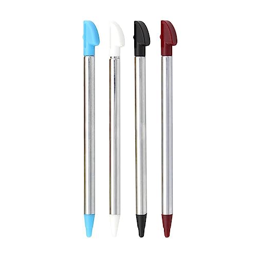 OSTENT Adjustable Metal Game Touch Stylus Pen for Nintendo 3DSLL/XL Console Pack of 4 - Image 1