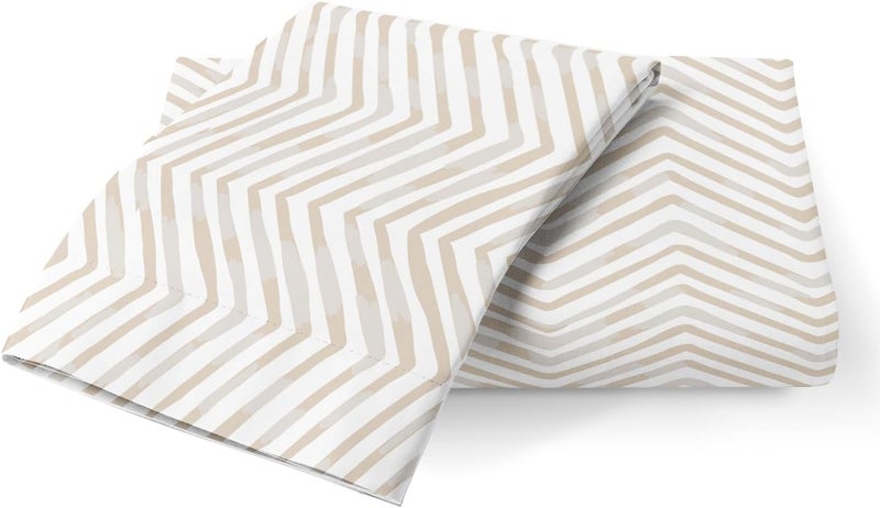 MakeMake Organics Organic Toddler Pillowcase (Set of 2) GOTS Certified Organic Cotton Pillowcase - Ultra Soft Breathable Fits 13x18 Boys Girls Neutral Unisex (14"x19", Herringbone) - Image 3