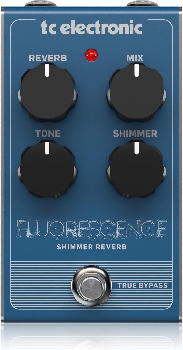 TC Electronic FLUORESCENCE SHIMMER REVERB Shimmering Reverb Pedal with Intuitive 4-Knob Interface for Modern, Ethereal Reverb Sounds - Image 1