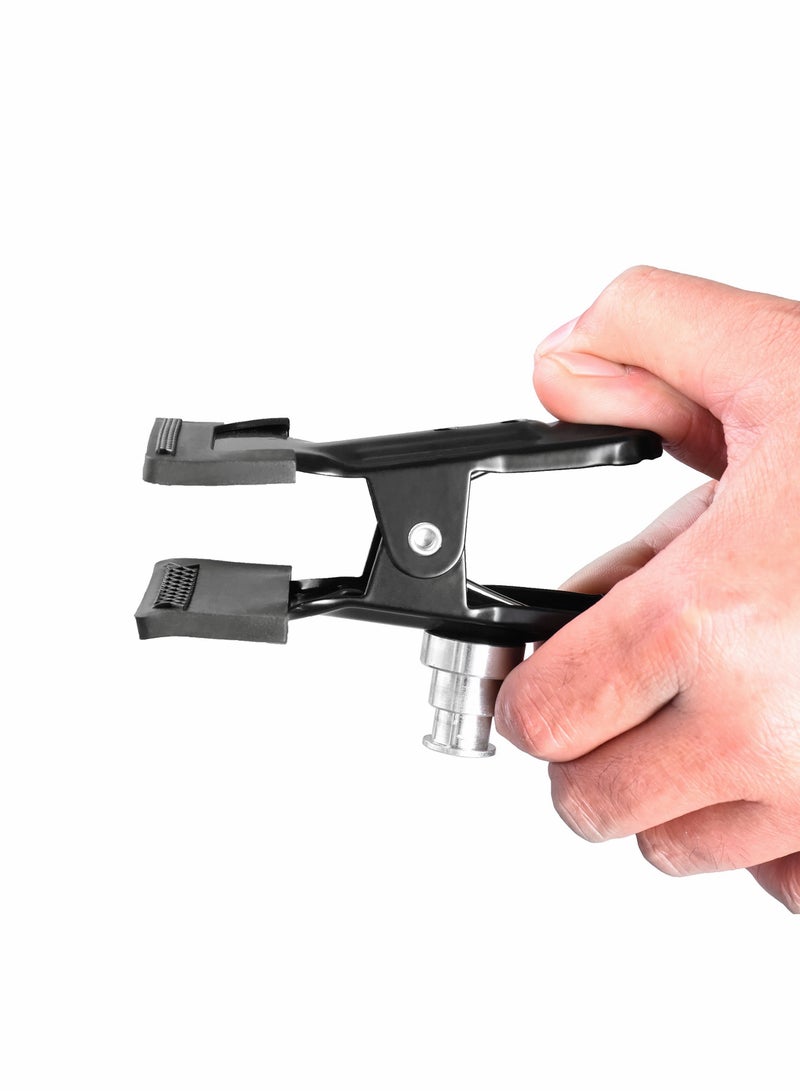 SYOSI Photo Studio Heavy Duty Metal Clamp Holder with 5/8 Light Stand and Umbrella Reflector Holder - Image 4