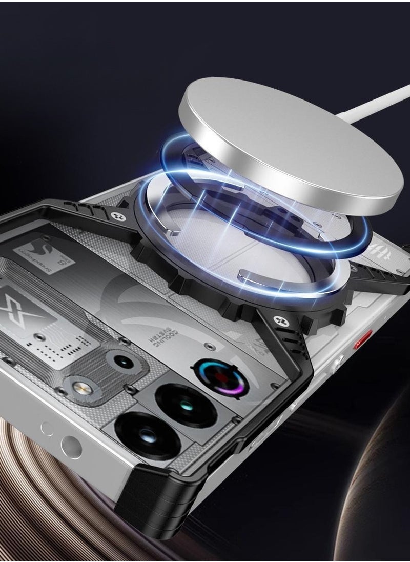 For ZTE nubia RedMagic 10 Pro phone case, metal bezel-less, invisible bracket