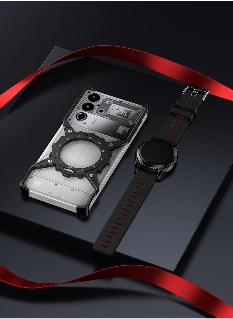 For ZTE nubia RedMagic 10 Pro phone case, metal bezel-less, invisible bracket