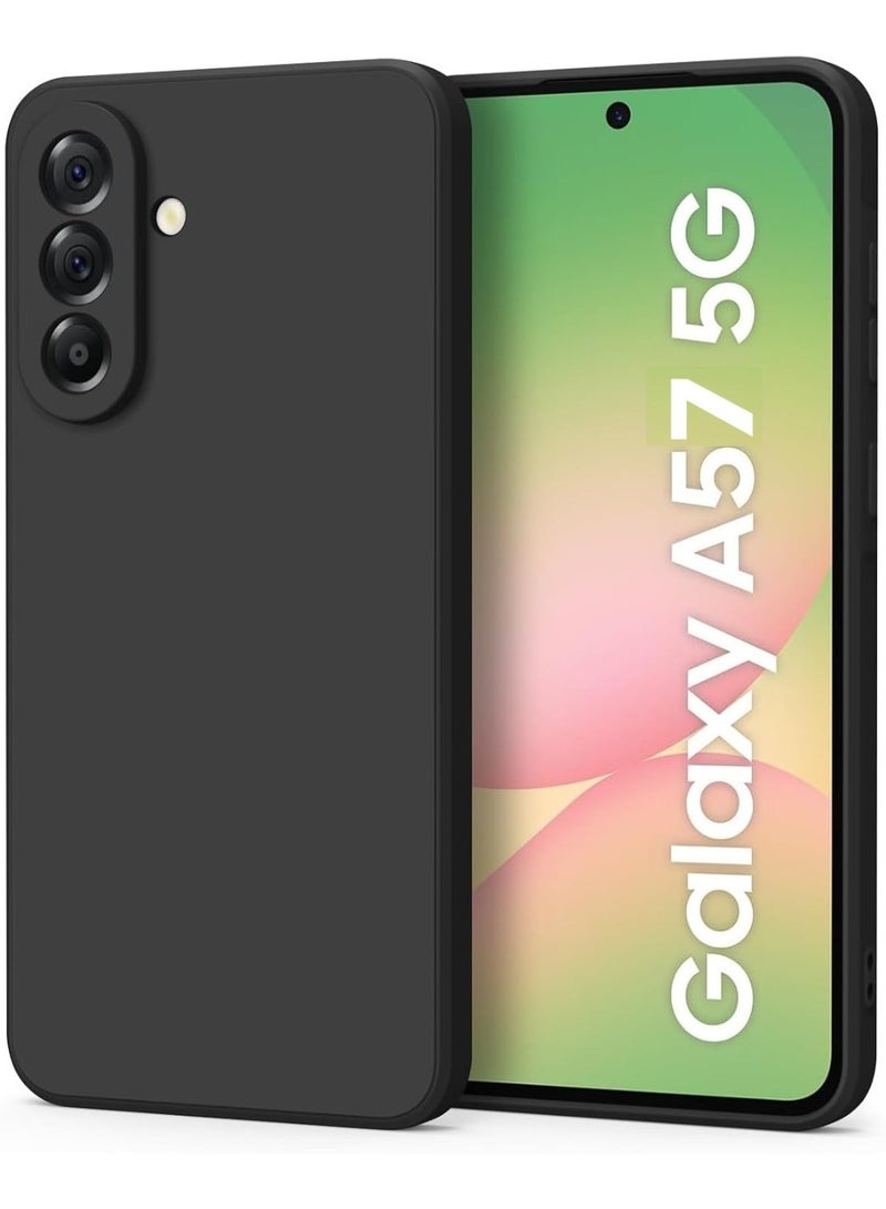 جراب حماية لهاتف سامسونج جالاكسي A57 5G، مصنوع من السيليكون الناعم، بتصميم نحيف من مادة TPU، خفيف الوزن، بلمسة نهائية غير لامعة، مقاوم للصدمات وبصمات الأصابع، مصمم خصيصًا لهاتف سامسونج جالاكسي A57 5G. - Image 1