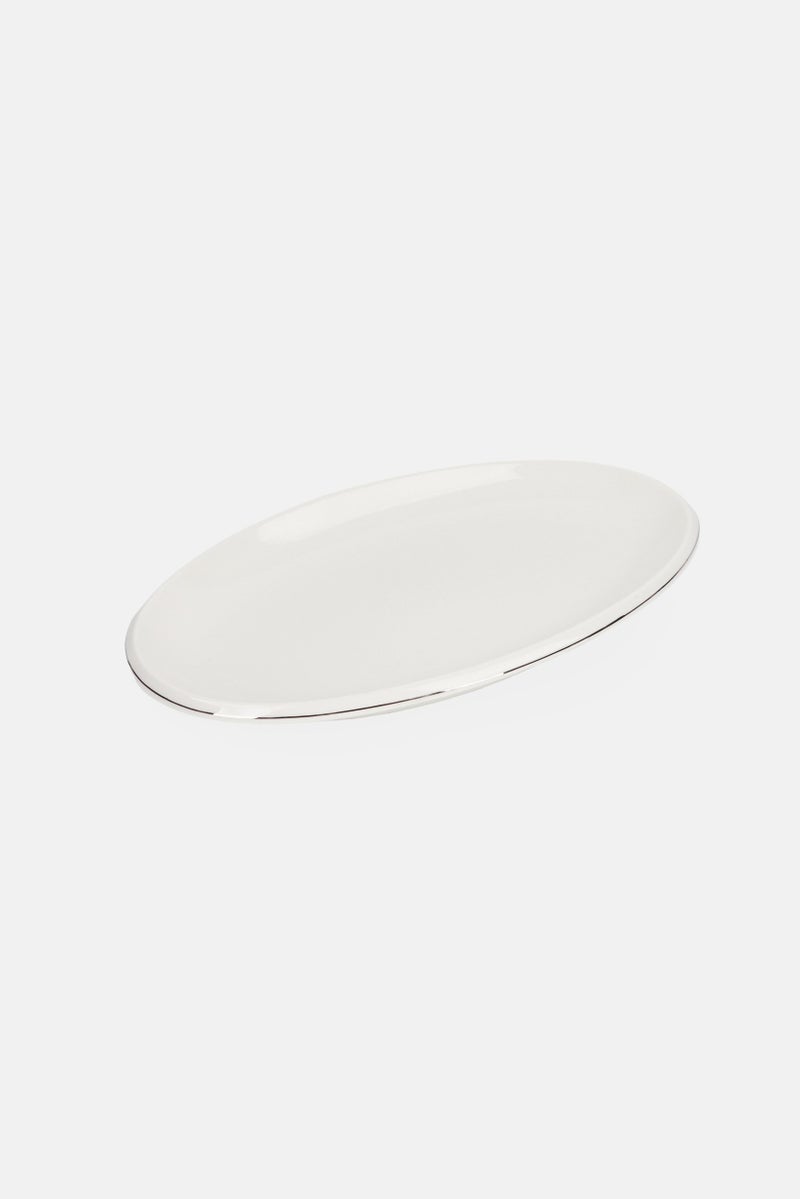 Fissman Porcelain Oval Plate - Image 1