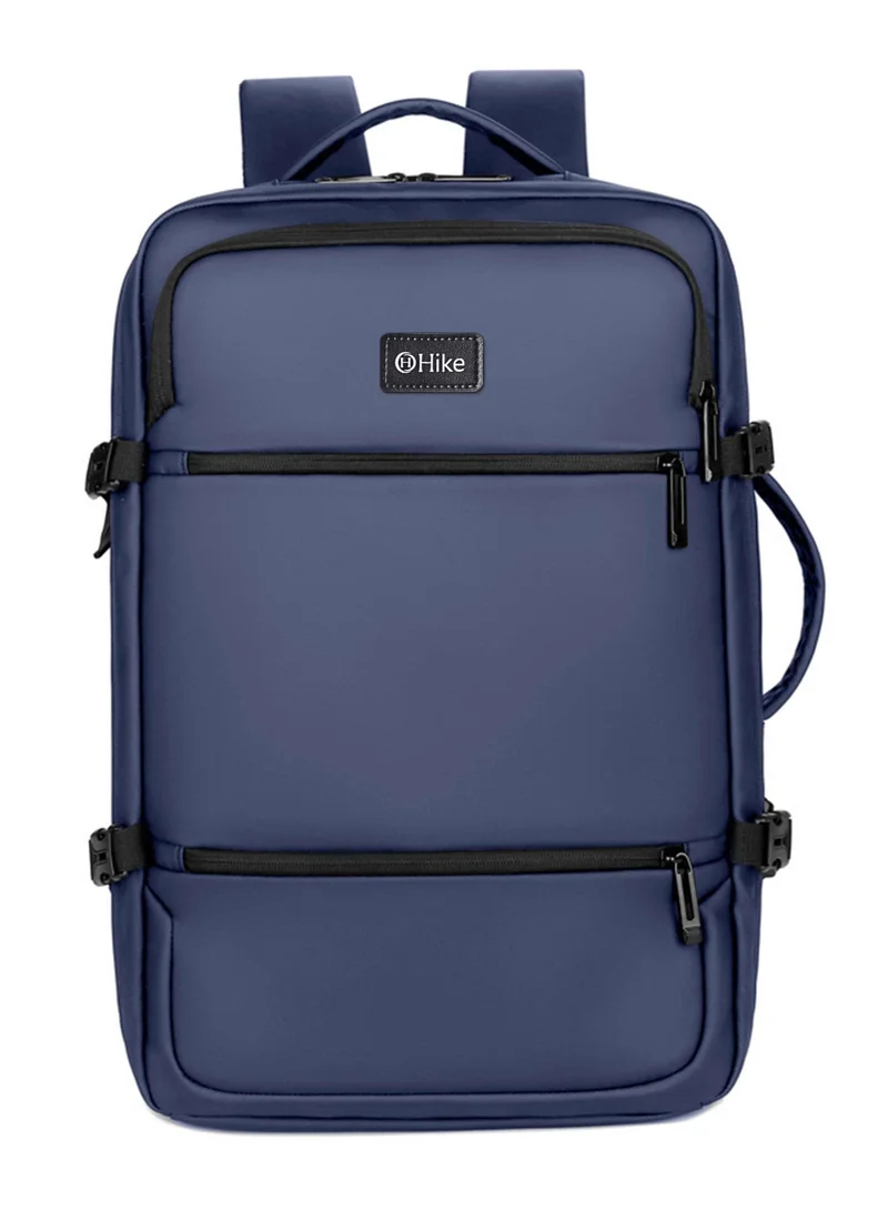هايك Hike Premium Unisex Backpack Water Resistant Laptop Daypack with 360° Degree Opening and Separate Laptop Compartment for Travel/Business/College, HK2026-BLUE