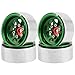 Pothyes 10 Beadlock Wheel 378mm Offset Wheel Rims for 118 124 RC Crawler Car Axial AX24 SCX24 FMS FCX24 TRX4M Upgrades Dark Green - Image 2