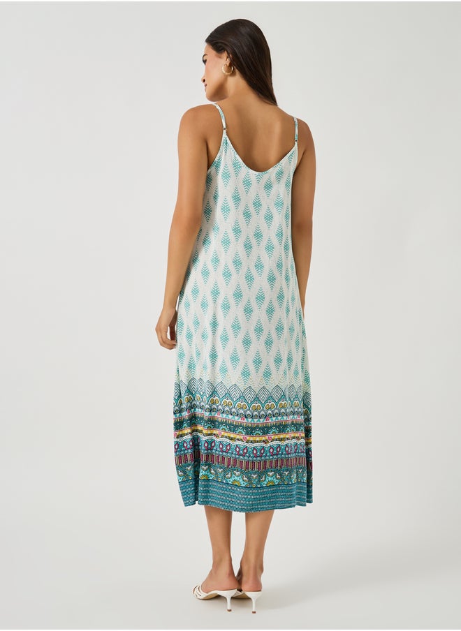 Take Two Printed Jersey Dress  - Image 5