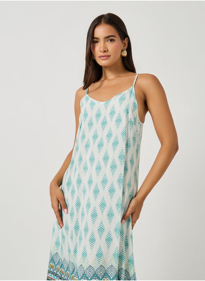 Take Two Printed Jersey Dress  - Image 3