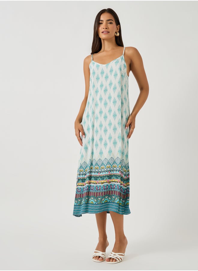 Take Two Printed Jersey Dress  - Image 2