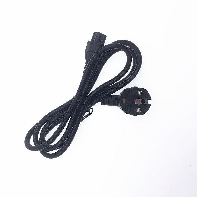 European Standard Elbow Laptop Printer Adapter Three-Hole Plum Tail Power Cord 1.5M - Image 5