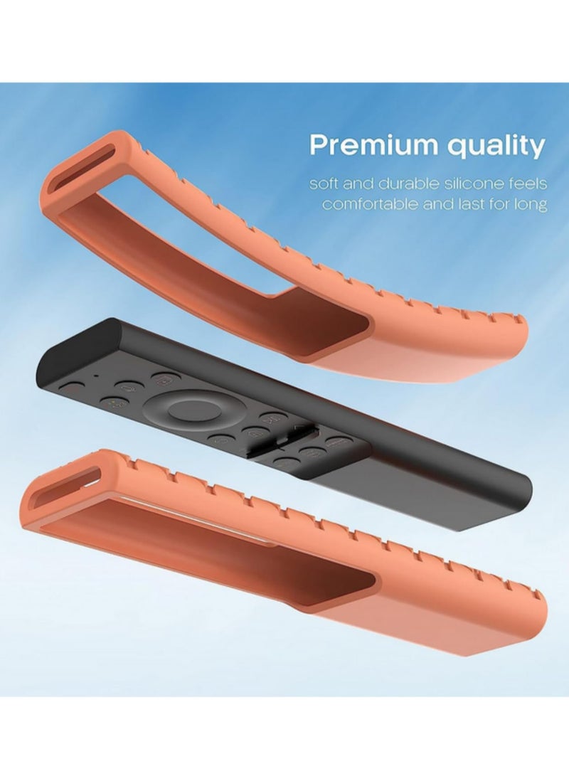 1PCS Silicone Remote Control Sleeve Cover for Samsung BN59 01357A BN59 01363A 01311B Remote Anti Slip Back Case for Samsung QLED 4K 8K Smart TV Remote Control Cover for Solar Cell Remote  - Image 2