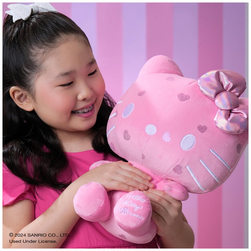 GUND Sanrio Hello Kitty 50th Anniversary Plush, Special Edition Stuffed Animal for Ages 1 and Up, Pink, 12” - Image 5