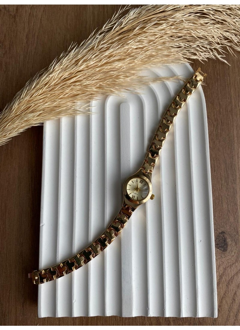QUARTZ Bs Style Minimal Vintage Retro Beaded Stone Model Round Model  - Image 1