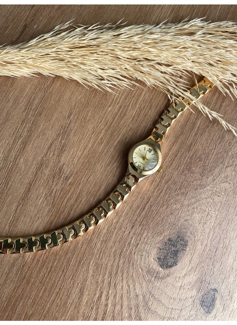 QUARTZ Bs Style Minimal Vintage Retro Beaded Stone Model Round Model  - Image 4