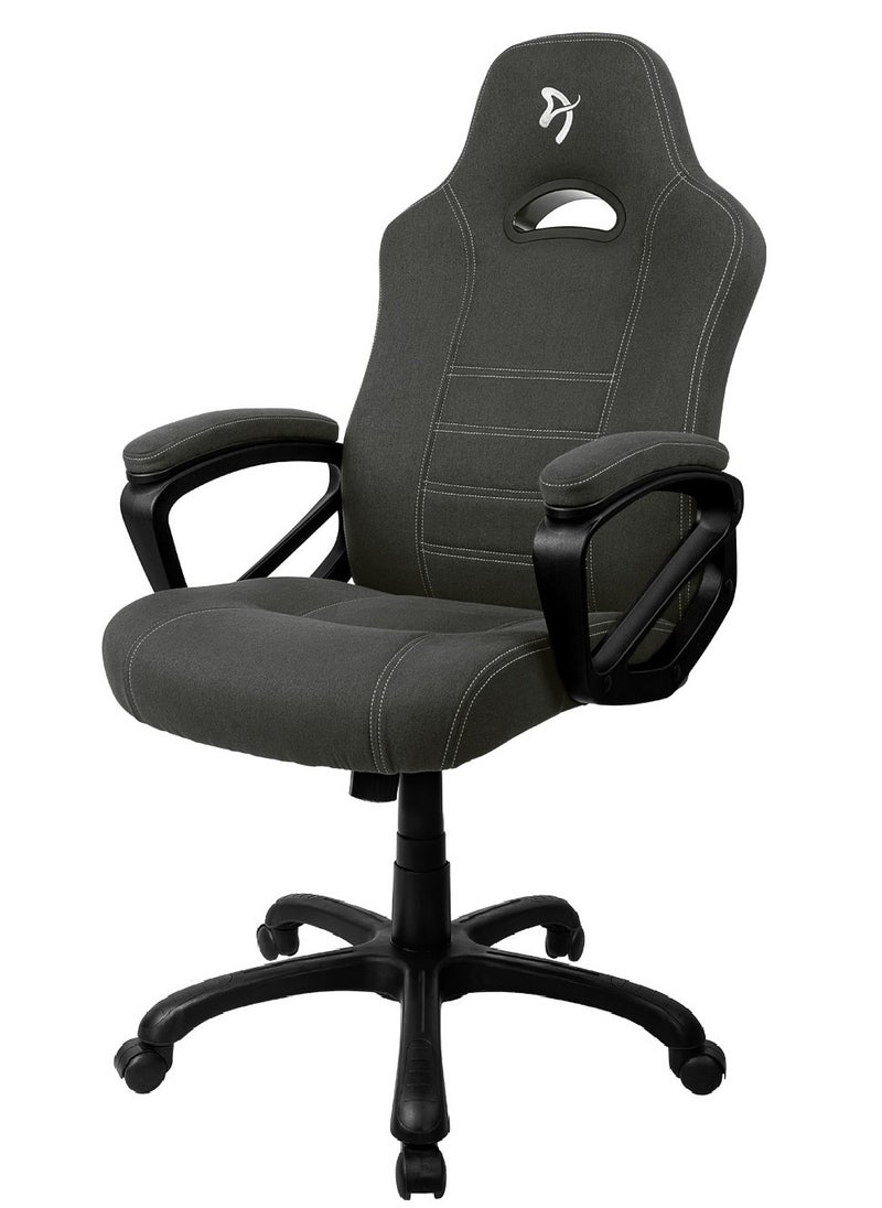 Arozzi - Arozzi Enzo Woven Fabric Ergonomic Computer Gaming/Office Chair with Swivel, Tilt, Rocker, and Adjustable Height, Black Grey | ENZO-WF-BKGY - Image 1