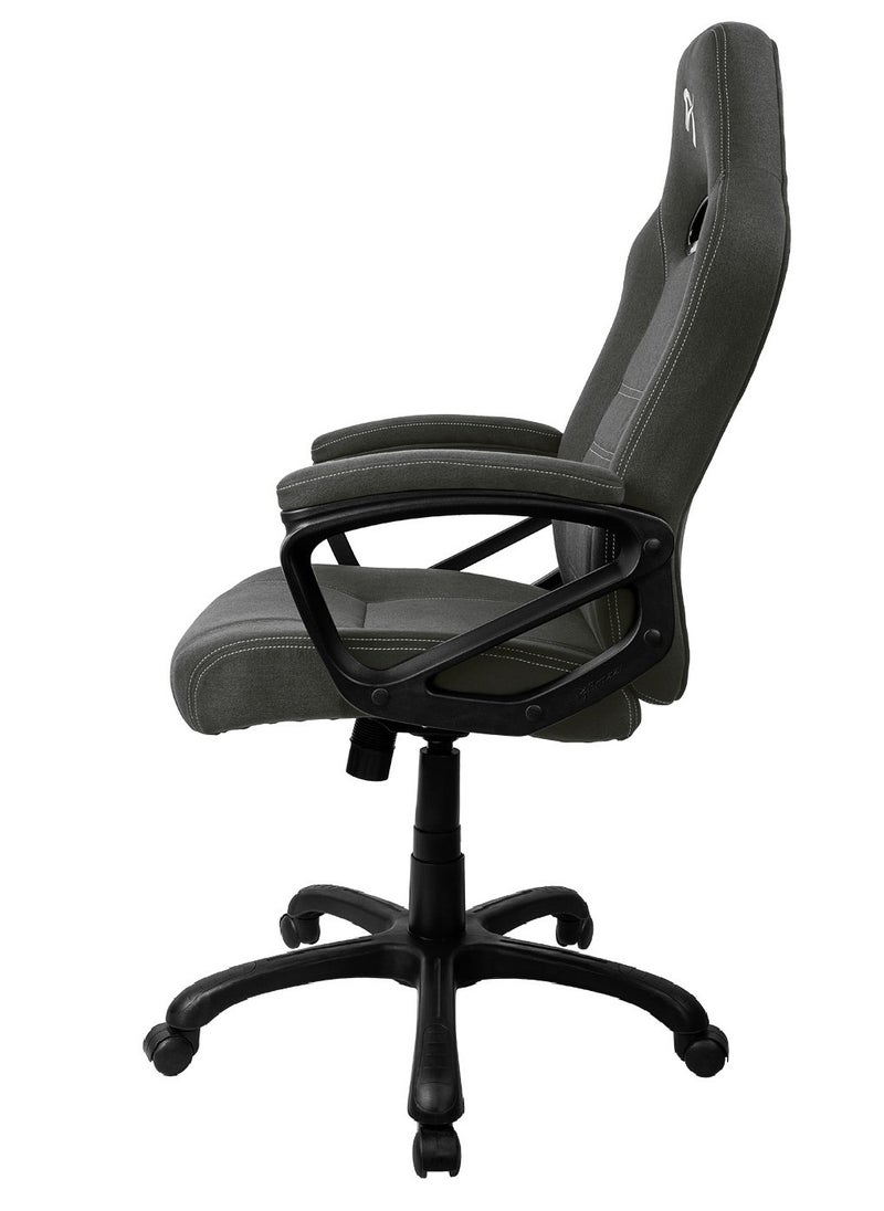 Arozzi - Arozzi Enzo Woven Fabric Ergonomic Computer Gaming/Office Chair with Swivel, Tilt, Rocker, and Adjustable Height, Black Grey | ENZO-WF-BKGY - Image 1