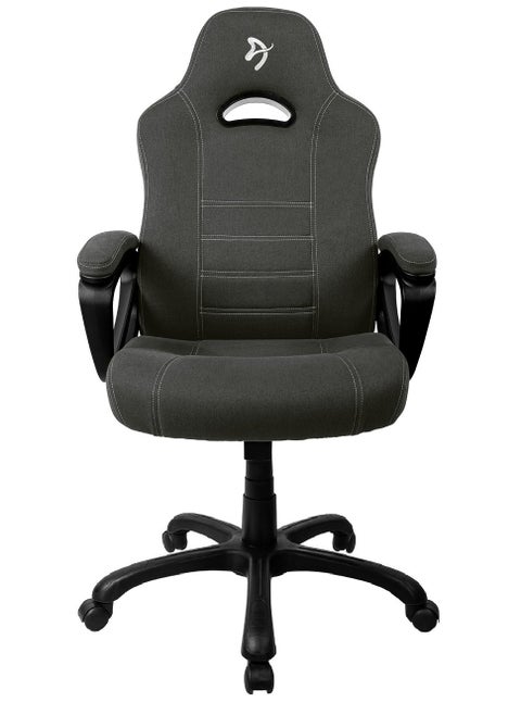 Arozzi Enzo Woven Fabric Ergonomic Computer Gaming/Office Chair with Swivel, Tilt, Rocker, and Adjustable Height, Black Grey | ENZO-WF-BKGY