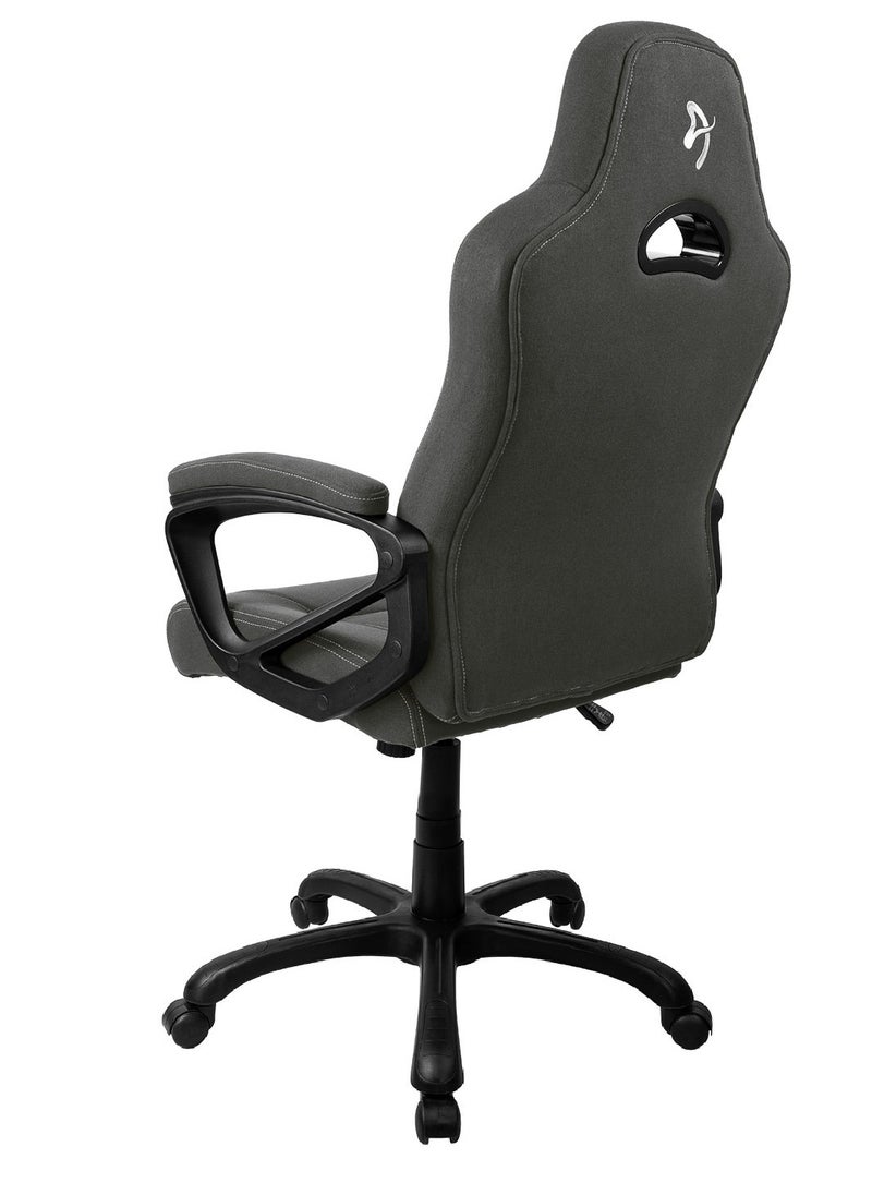 Arozzi - Arozzi Enzo Woven Fabric Ergonomic Computer Gaming/Office Chair with Swivel, Tilt, Rocker, and Adjustable Height, Black Grey | ENZO-WF-BKGY - Image 1