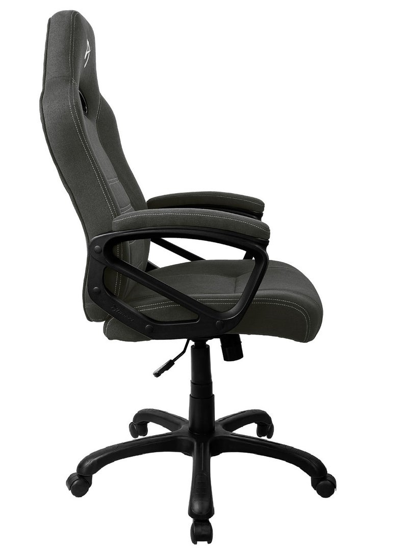 Arozzi - Arozzi Enzo Woven Fabric Ergonomic Computer Gaming/Office Chair with Swivel, Tilt, Rocker, and Adjustable Height, Black Grey | ENZO-WF-BKGY - Image 1