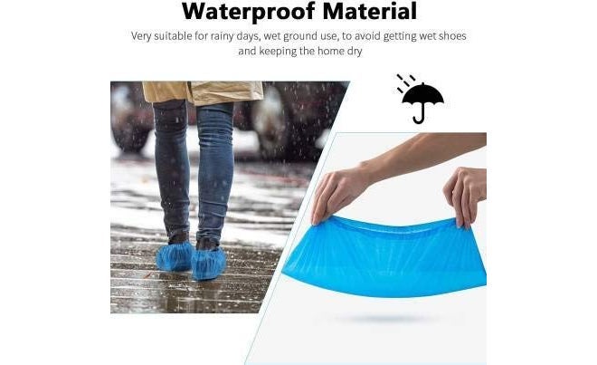 WELLSTAR Disposable Shoe Cover BLUE Boots Shoe Cover PP (Polypropylene) BLUE Boots Shoe Cover, Toes Shoe Cover, High Heeled Shoe Cover, High Ankle Shoe Cover, Flat Shoe Cover - Image 5