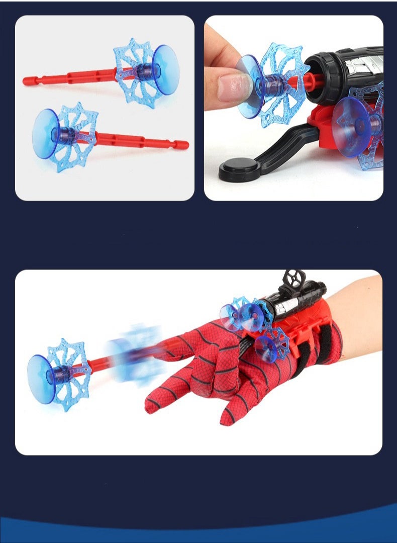 Generic Launcher Gloves for Spiderman, Hero Launcher Wrist Toy Set, Super Hero Web Shooter for Kids, Spider Launcher Wrist Toys Costume Cosplay Hero Props Gift  - Image 3