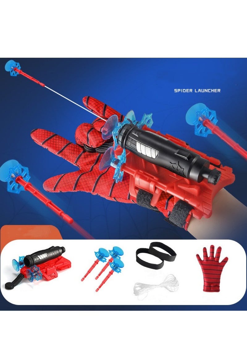 Generic Launcher Gloves for Spiderman, Hero Launcher Wrist Toy Set, Super Hero Web Shooter for Kids, Spider Launcher Wrist Toys Costume Cosplay Hero Props Gift  - Image 1