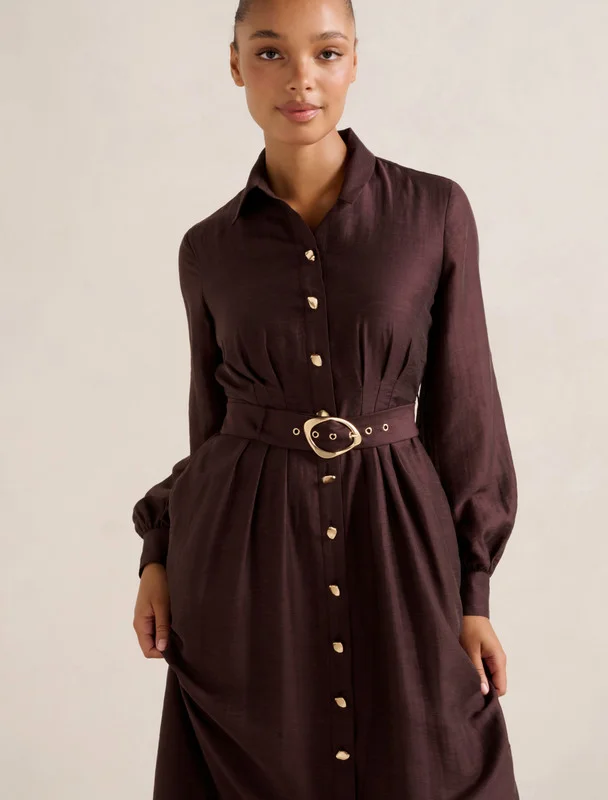 Forever New  Evelyn Seam Detail Midi for Women | Best Price UAE
